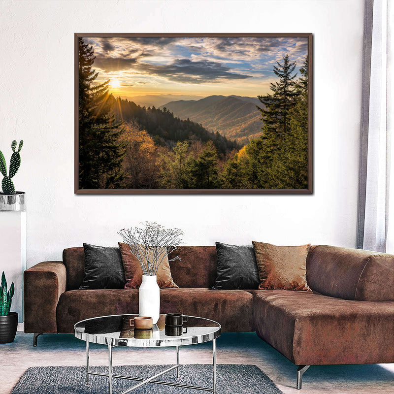 Sunrise In Smoky Mountains Wall Art