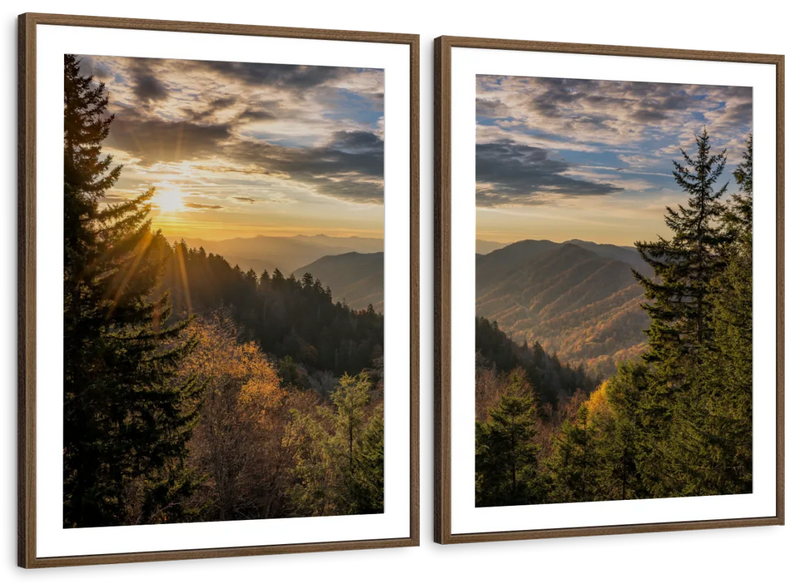 Sunrise In Smoky Mountains Wall Art