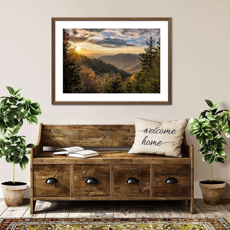 Sunrise In Smoky Mountains Wall Art