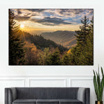 Sunrise In Smoky Mountains Wall Art
