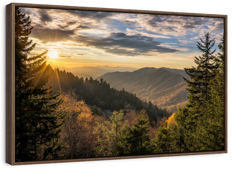 Sunrise In Smoky Mountains Wall Art