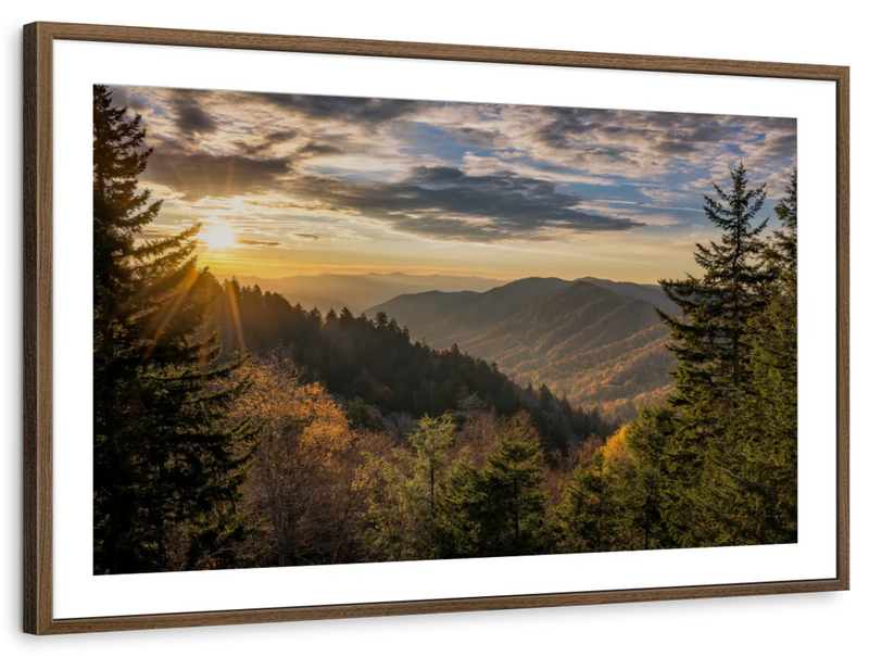 Sunrise In Smoky Mountains Wall Art