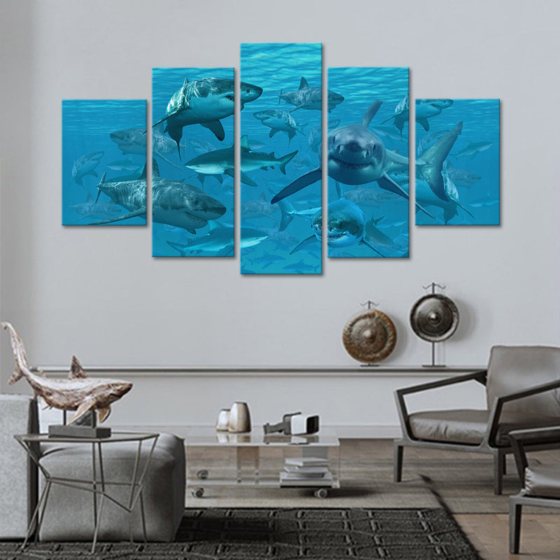 Shiver Of Sharks Wall Art
