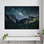 Stargazing At Yosemite Wall Art