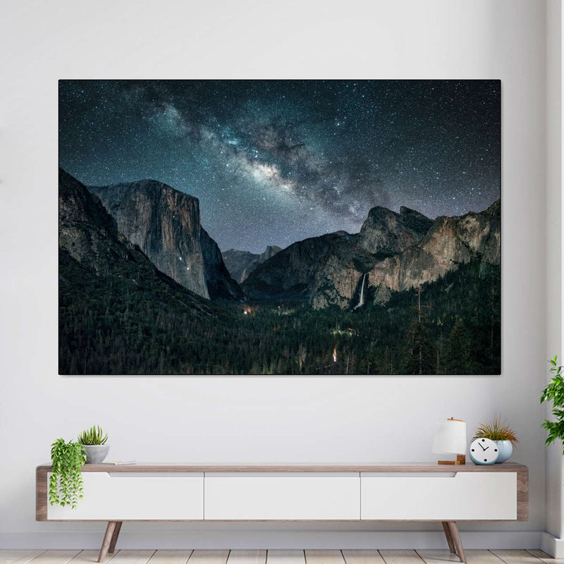 Stargazing At Yosemite Wall Art