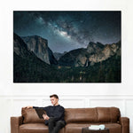 Stargazing At Yosemite Wall Art