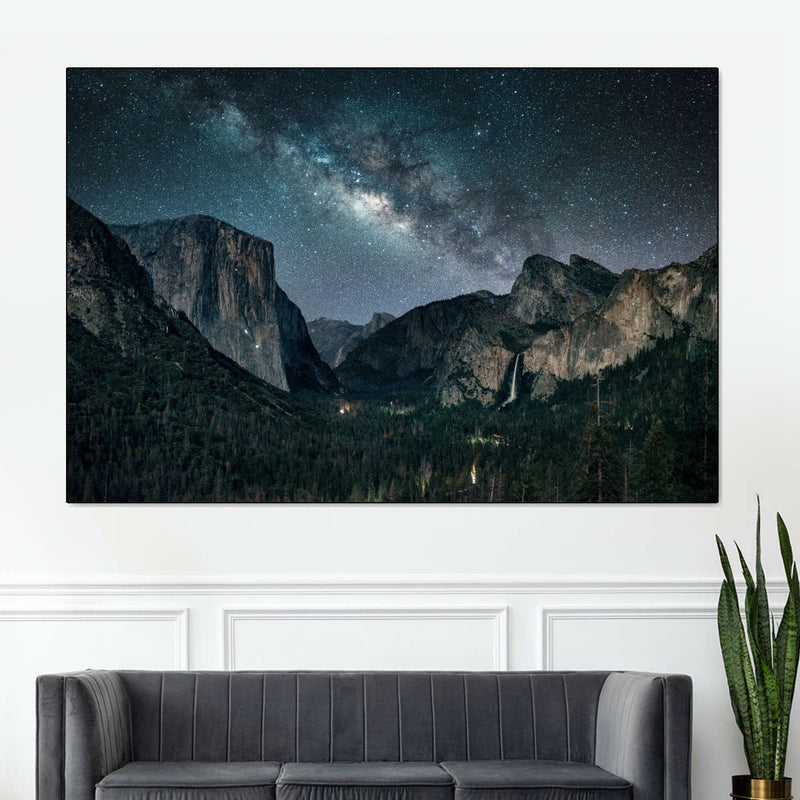 Stargazing At Yosemite Wall Art