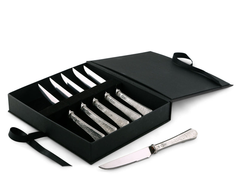 Hammered Steak Knife Set