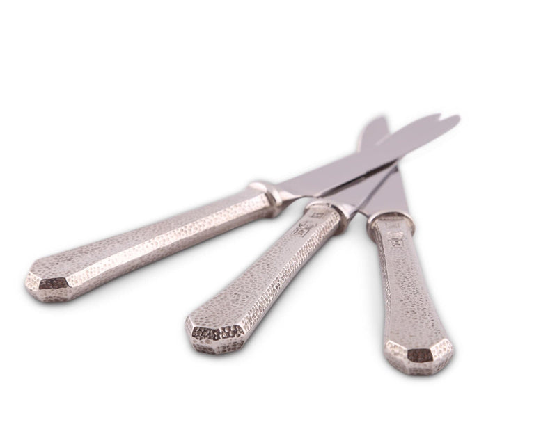 Hammered Steak Knife Set