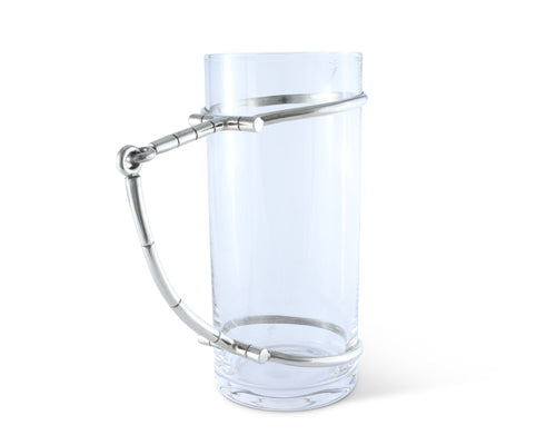 Horse Bit Glass Pitcher