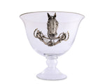 Horse Head Glass Ice Tub