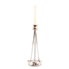 Golf Club Pewter Candlestick