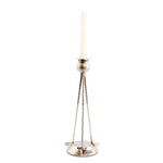 Golf Club Pewter Candlestick
