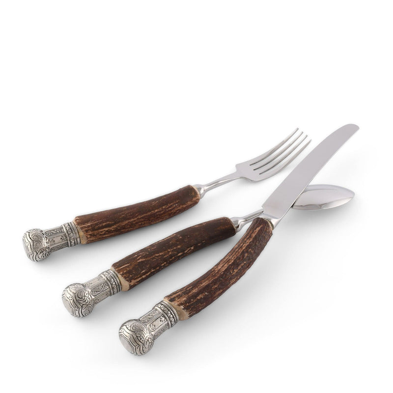 Composite Antler King Crown Flatware Set