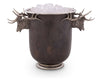 Elk Head Handle Bronze Ice Bucket