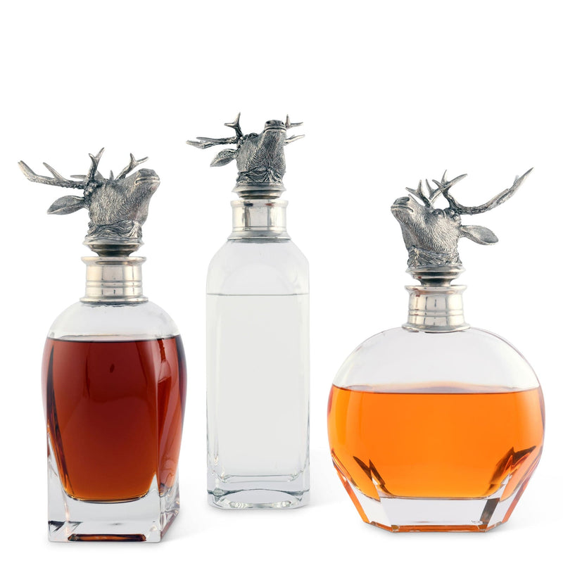 Elk Liquor Decanters