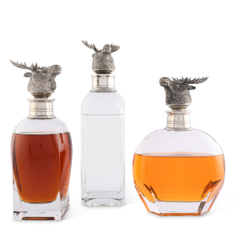 Moose Liquor Decanters