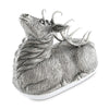 Pewter Stag Butter Dish