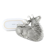 Pewter Stag Butter Dish