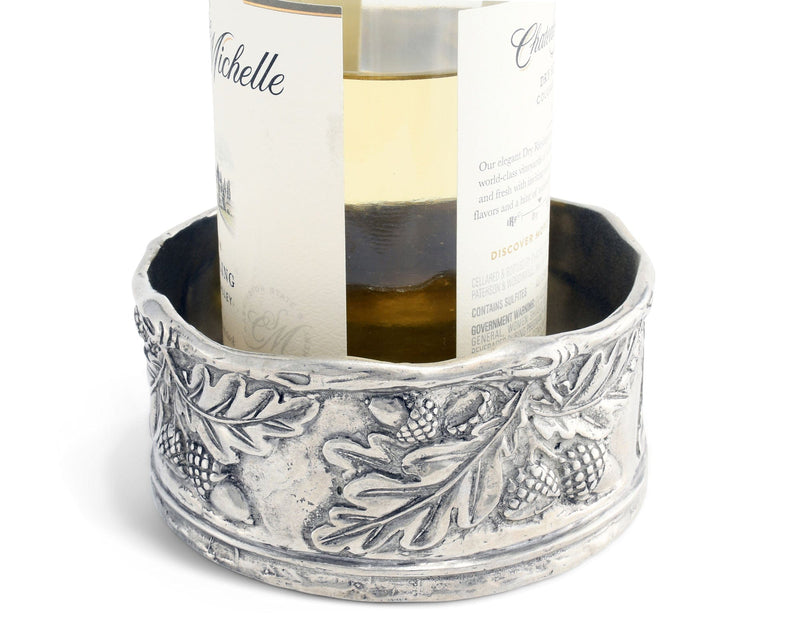 Acorn Oak & Leaf Pewter Wine Coaster