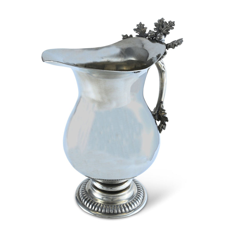Pewter Oak Leaf  Pitcher