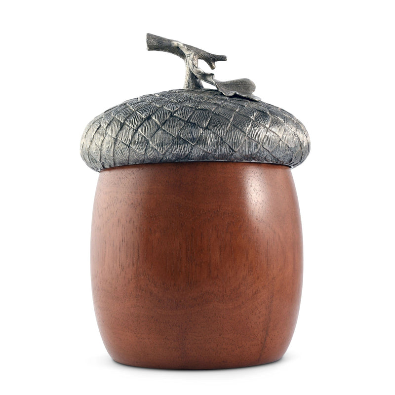 Wood Acorn Ice Bucket