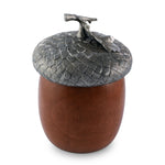 Wood Acorn Ice Bucket