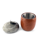 Wood Acorn Ice Bucket