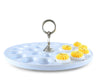 Deviled Egg Tray with Pewter Classic Ring Handle