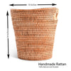 Hand Woven Rattan Wicker Champagne Bucket  / Ice Bucket