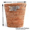 Orchids Hand Woven Wicker Rattan Champagne  / Ice Bucket