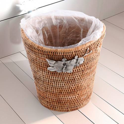 Orchids Hand Woven Wicker Rattan Champagne  / Ice Bucket