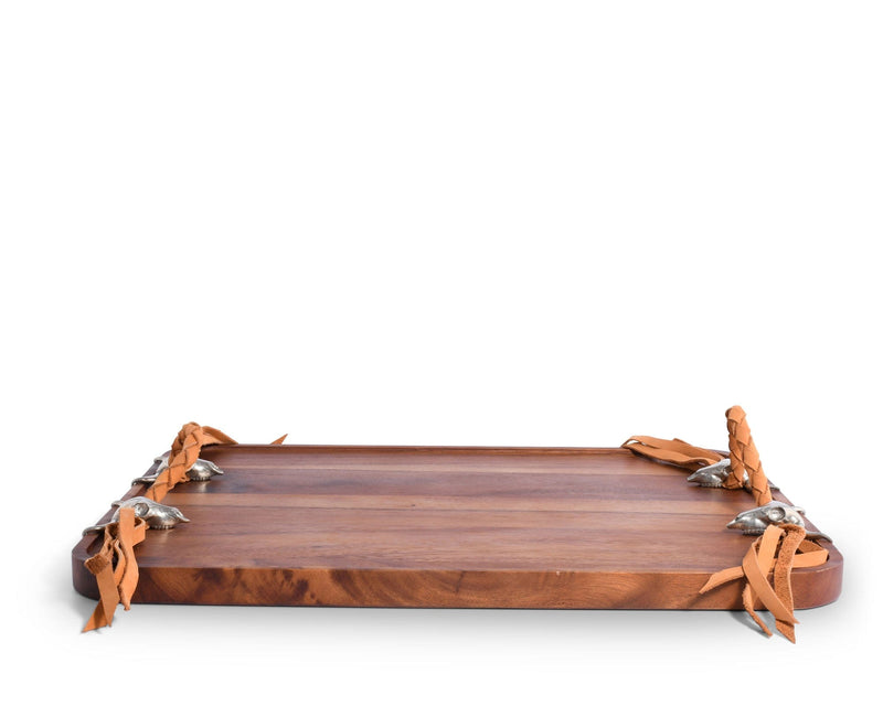 Long Horn Skull Breakfast Tray