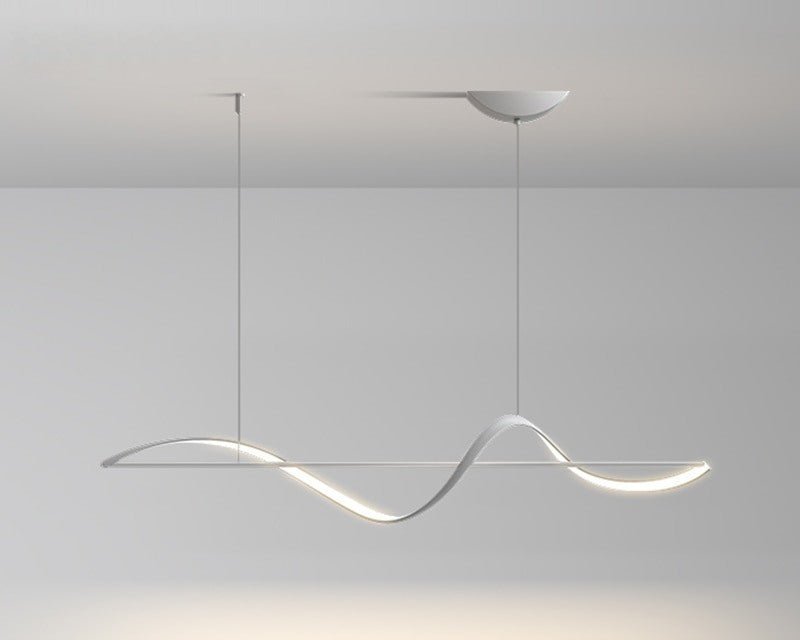 Minimalistic Pendant LED Linear Chandelier for Kitchen, Dining Room