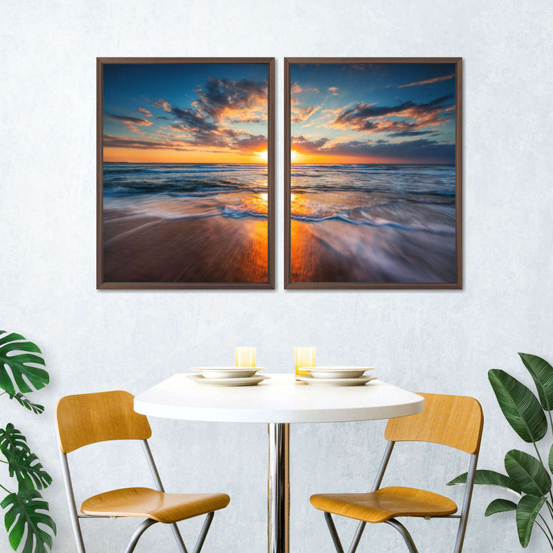 Summer Ocean Sunrise Wall Art