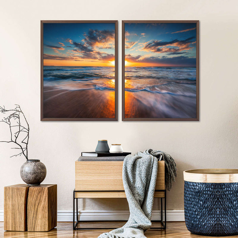 Summer Ocean Sunrise Wall Art