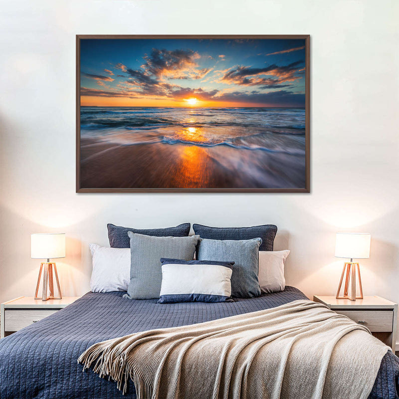 Summer Ocean Sunrise Wall Art