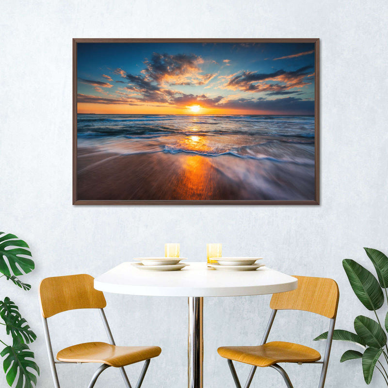 Summer Ocean Sunrise Wall Art