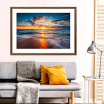 Summer Ocean Sunrise Wall Art