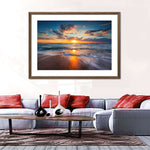 Summer Ocean Sunrise Wall Art