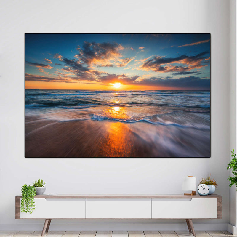 Summer Ocean Sunrise Wall Art