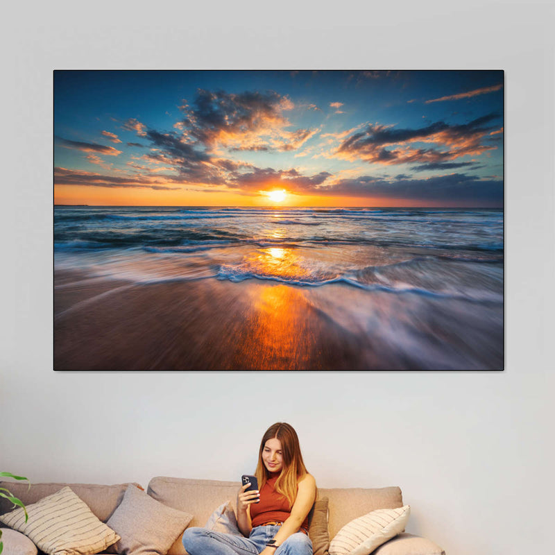 Summer Ocean Sunrise Wall Art