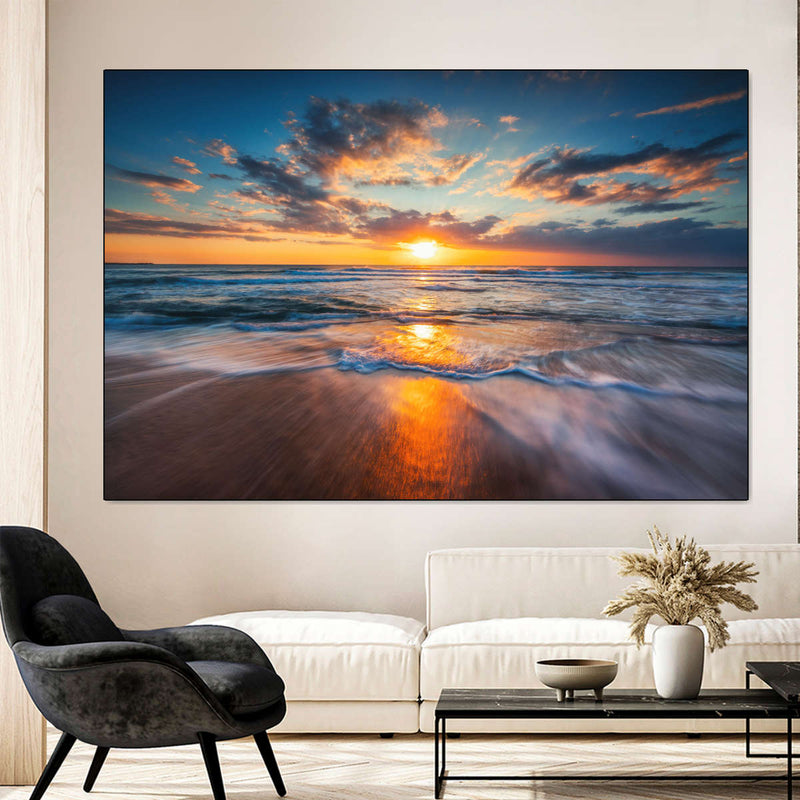 Summer Ocean Sunrise Wall Art