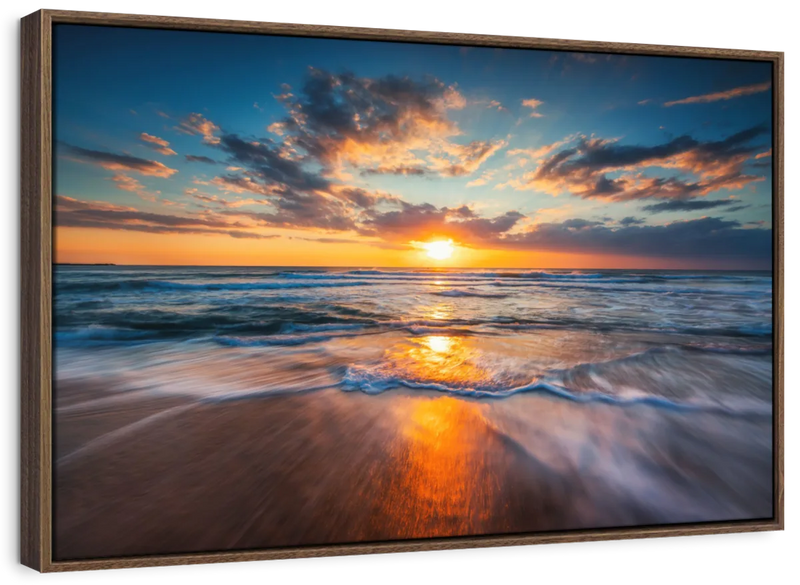 Summer Ocean Sunrise Wall Art