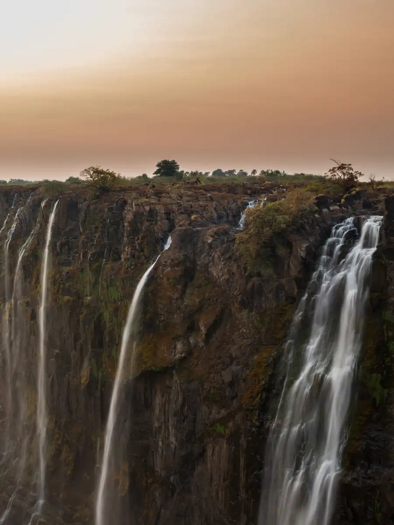 Victoria Falls Sunset Wall Art