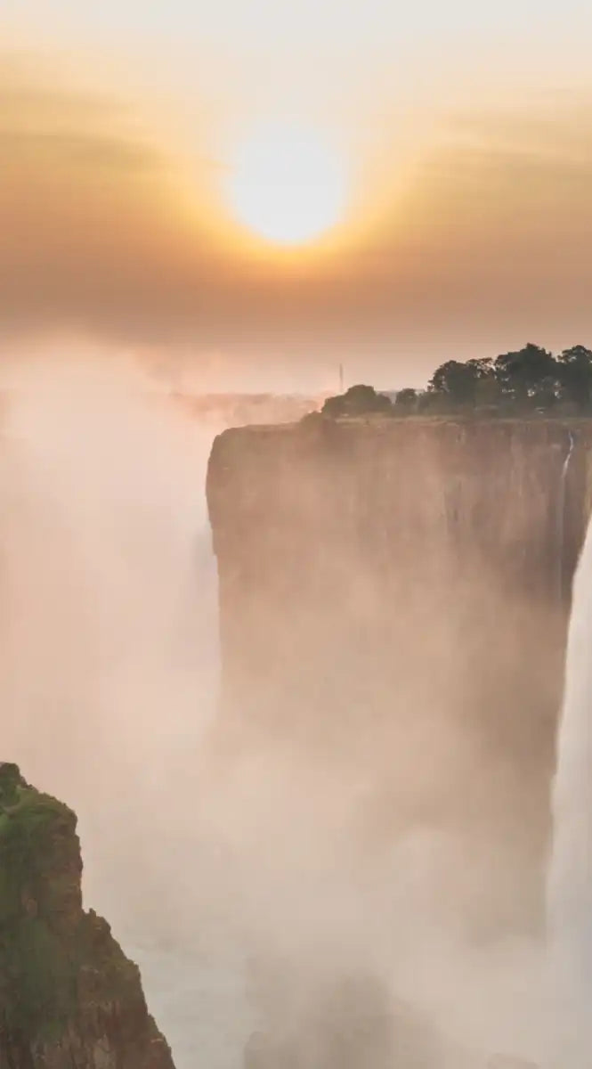 Victoria Falls Sunset Wall Art