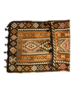 Vintage Persian Tribal Qashqai Kilim Rug 3’ x 5’