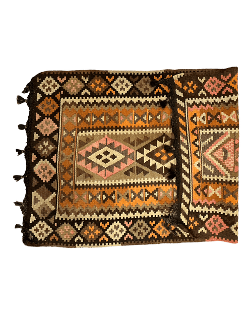 Vintage Persian Tribal Qashqai Kilim Rug 3’ x 5’