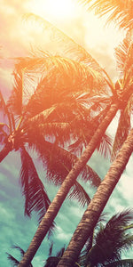 Vintage Style Palm Trees Wall Art