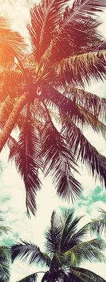 Vintage Style Palm Trees Wall Art